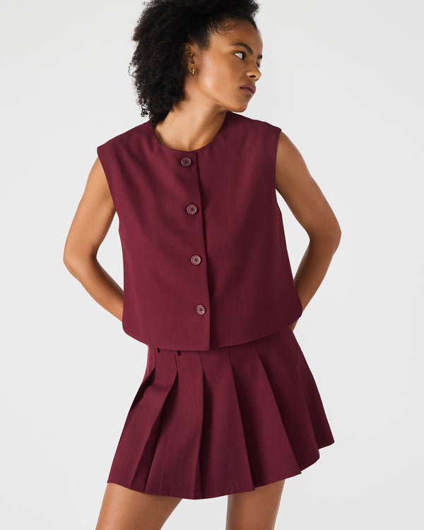 Steve Madden Alessa Top Wine ALESSATOP