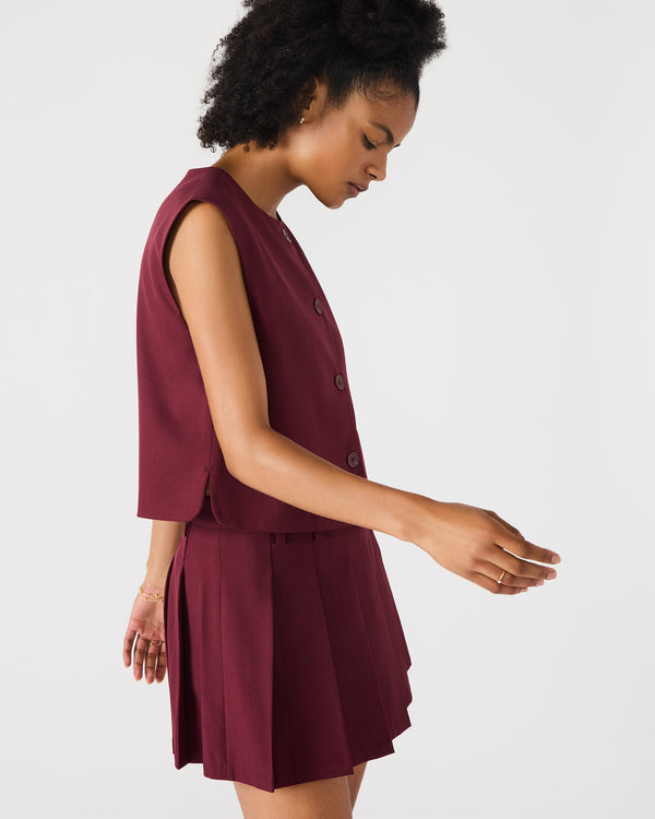 Steve Madden Alessa Top Wine ALESSATOP