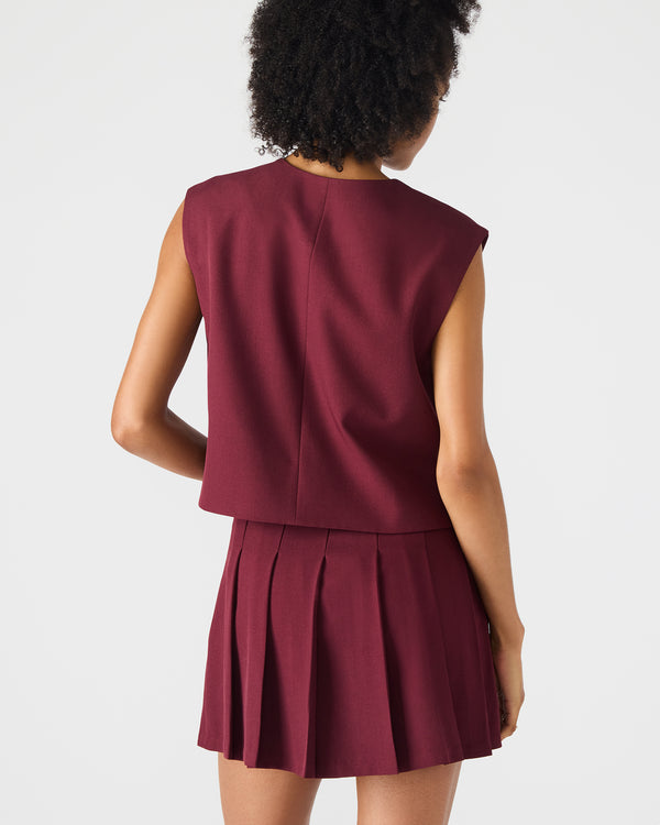 Steve Madden Alessa Top Wine ALESSATOP