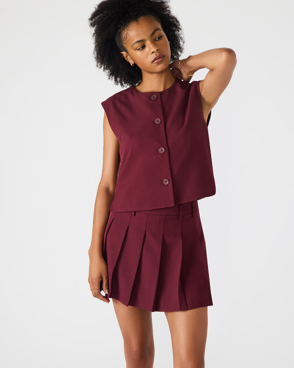 Steve Madden Alessa Top Wine ALESSATOP