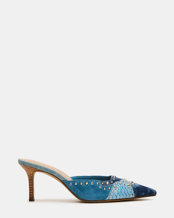 Steve Madden Alexi Denim Multi Studs ALEXISTUDS