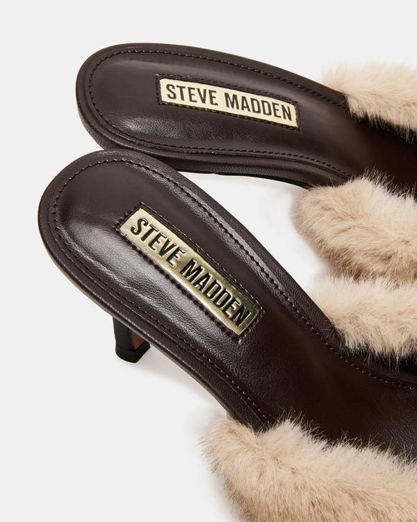 Steve Madden Alexi Faux Fur Tan