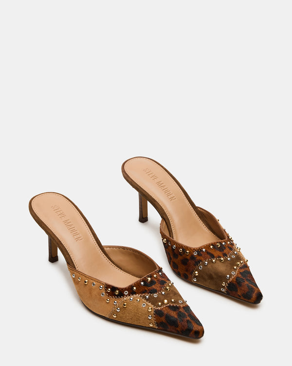 Steve Madden Alexi Leopard Multi Studs