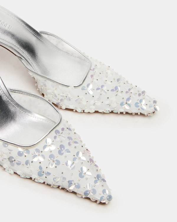 Steve Madden Alexi Sequin Silver ALEXISEQUIN