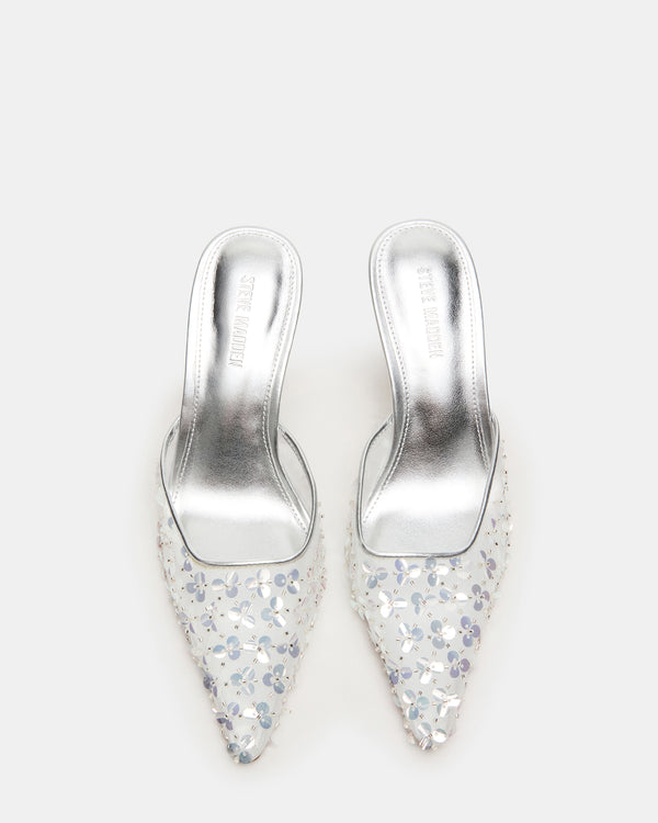 Steve Madden Alexi Sequin Silver ALEXISEQUIN