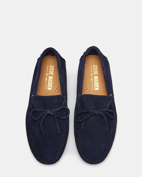 Steve Madden Amalfi Navy Suede AMALFI MEN'S SHOES
