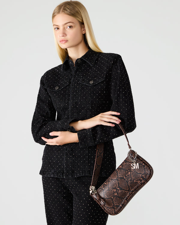 Steve Madden Angel Bag Brown Snake ANGELBAG