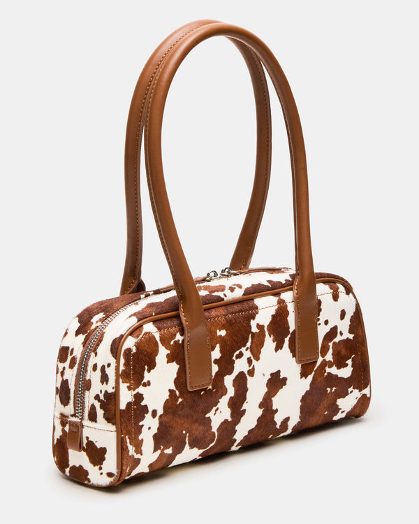 Steve Madden Anise Bag Brown Cow Print