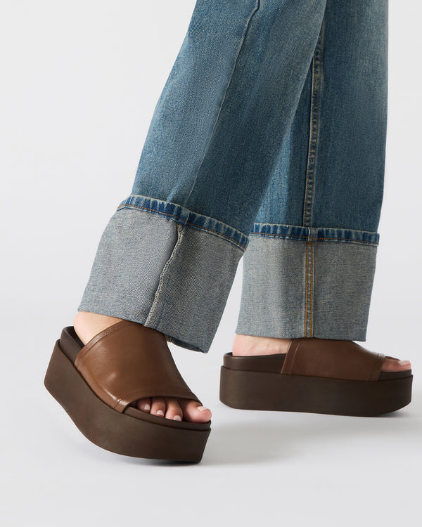 Steve Madden Arwen Brown Leather ARWEN