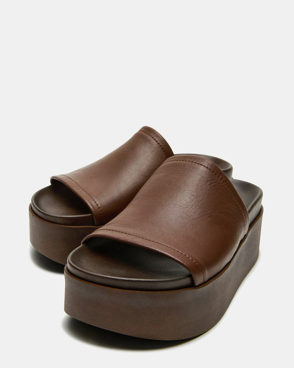 Steve Madden Arwen Brown Leather ARWEN
