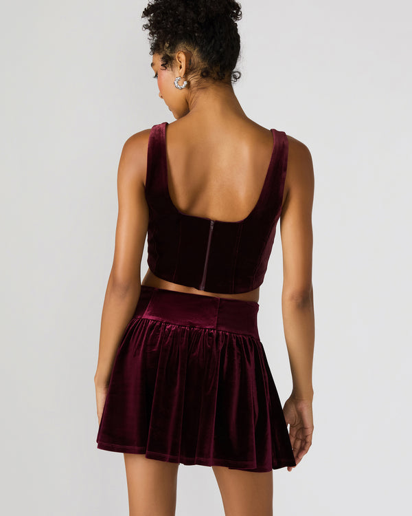 Steve Madden Aryanna Top Wine ARYANNATOP