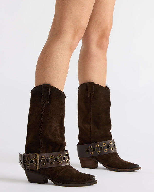 Steve Madden Ashwood Brown Suede ASHWOOD