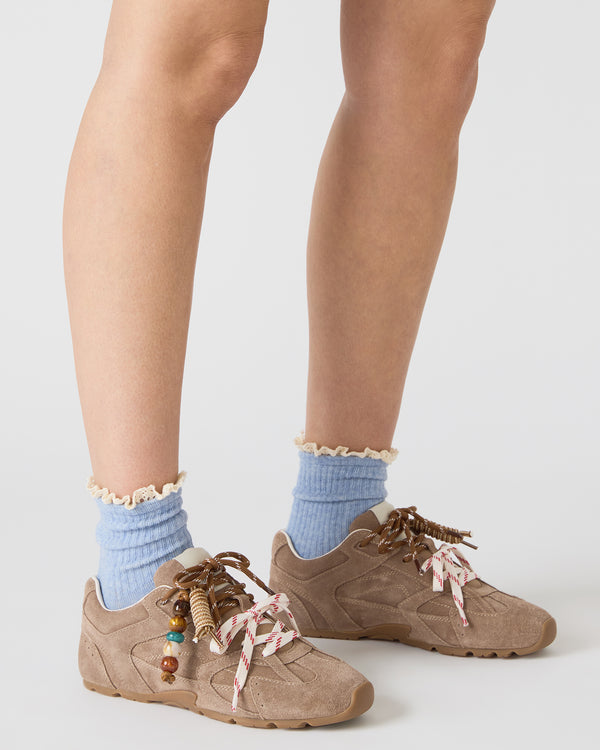 Steve Madden Aziel Charm Taupe Suede