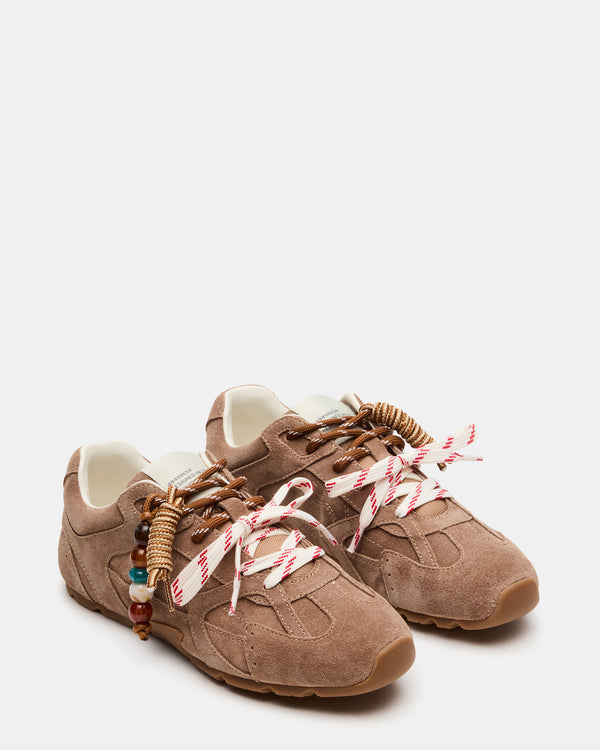 Steve Madden Aziel Charm Taupe Suede