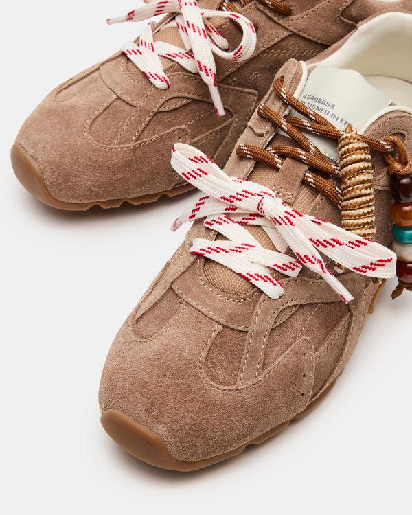 Steve Madden Aziel Charm Taupe Suede