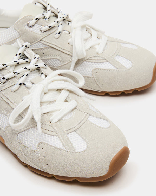 Steve Madden Aziel White Suede