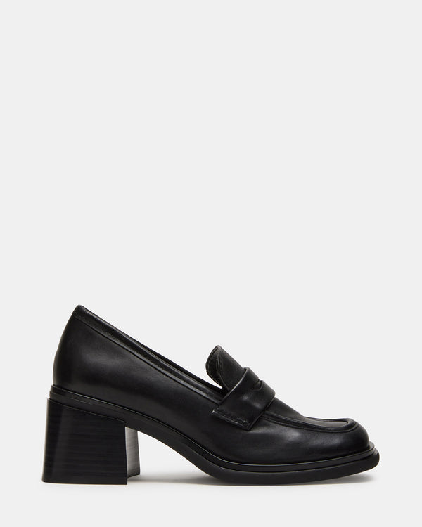 Steve Madden Baxter Black Leather