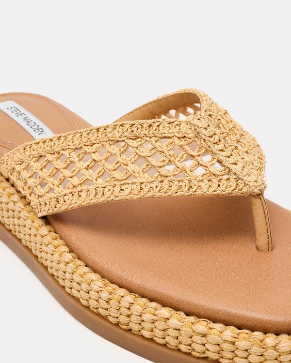 Steve Madden Bella Natural Raffia BELLA
