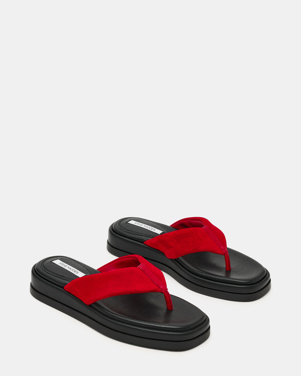 Steve Madden Bella Red Suede BELLA