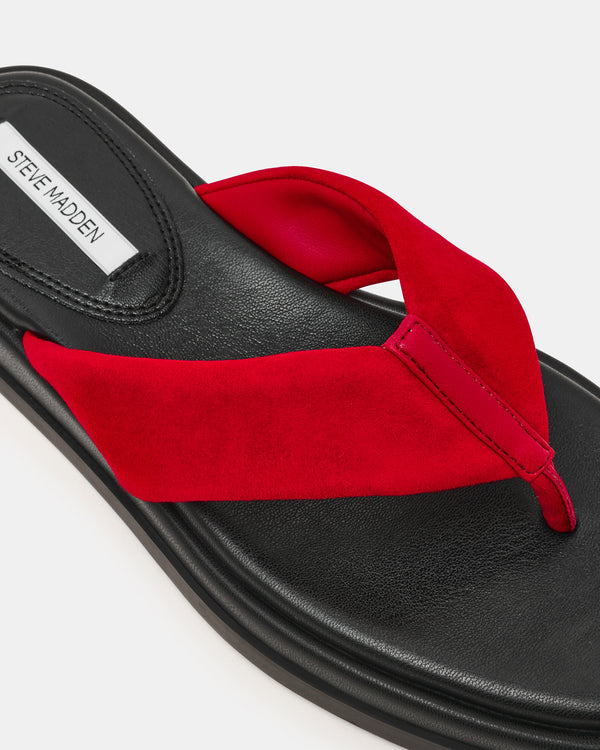 Steve Madden Bella Red Suede BELLA