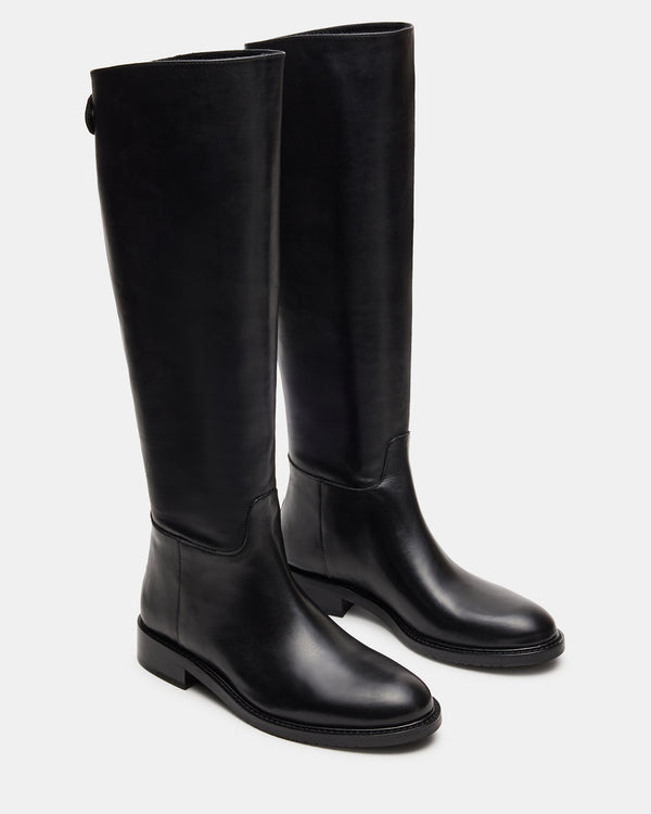 Steve Madden Beren Black Leather BEREN