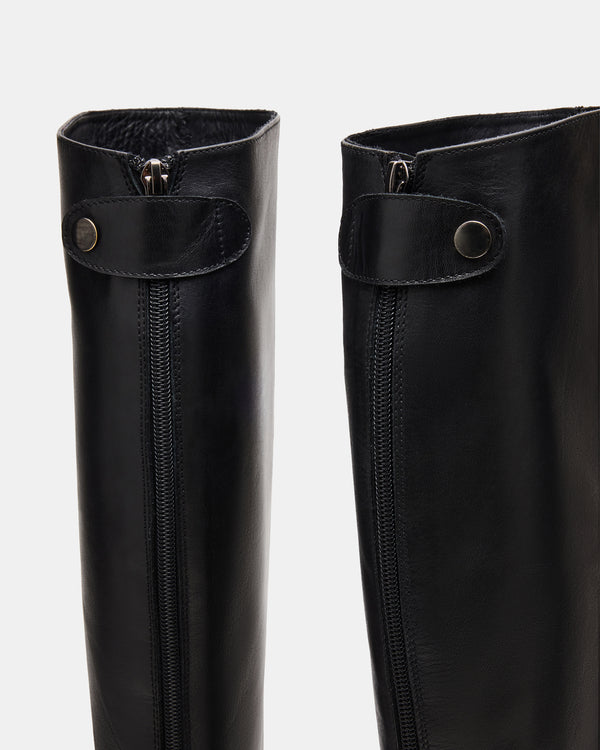 Steve Madden Beren Black Leather BEREN