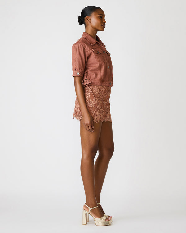 Steve Madden Blu Jacket Rust BLUJACKET