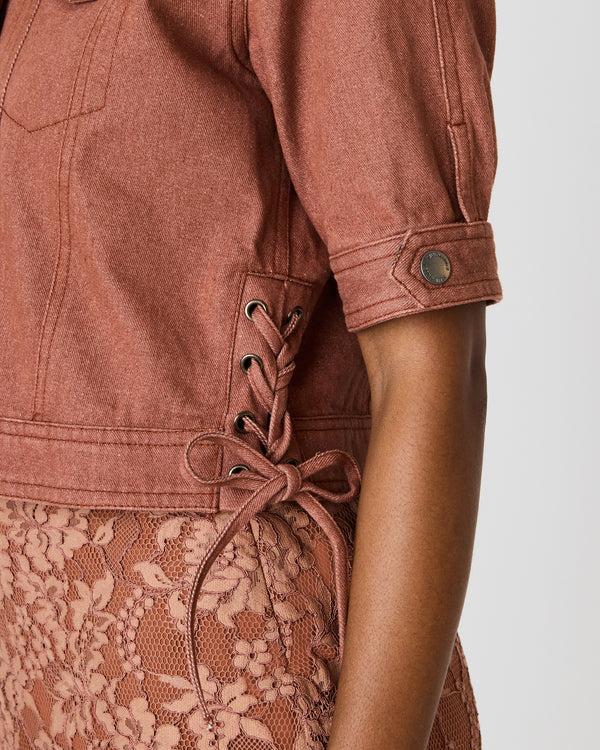 Steve Madden Blu Jacket Rust BLUJACKET