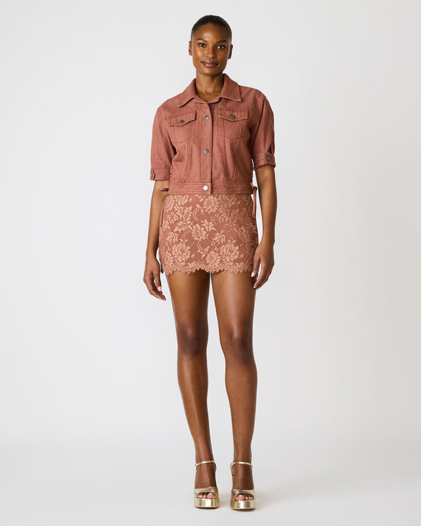 Steve Madden Blu Jacket Rust BLUJACKET