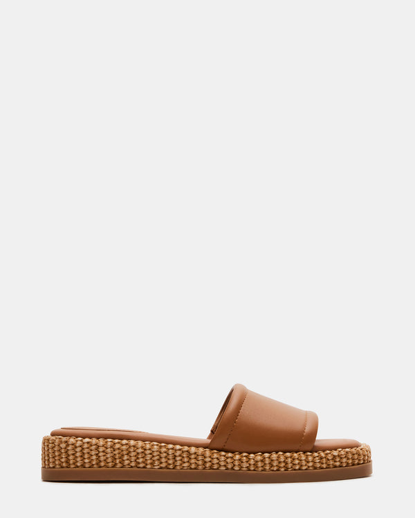Steve Madden Boardwalk Tan Leather