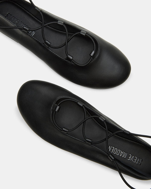 Steve Madden Bombshell Black Leather BOMBSHELL