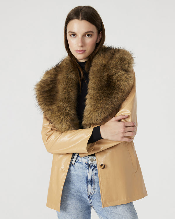 Steve Madden Bowery Coat Tan BOWERYCOAT
