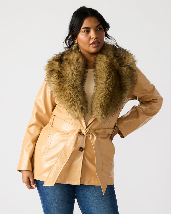 Steve Madden Bowery Coat Tan BOWERYCOAT