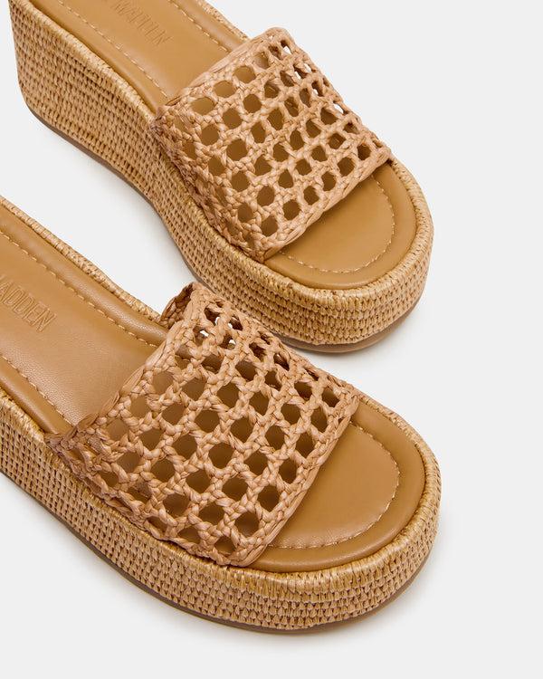 Steve Madden Brandy Raffia BRANDY