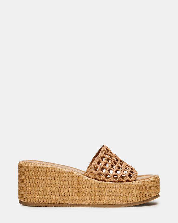 Steve Madden Brandy Raffia BRANDY