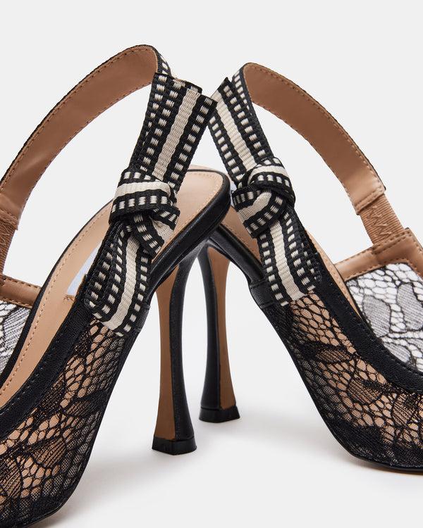 Steve Madden Bri Black Lace