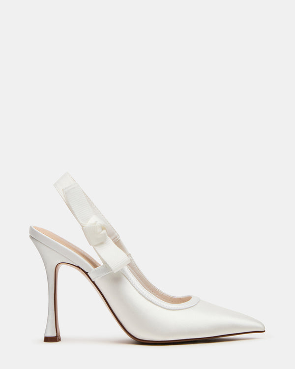 Steve Madden Bri White Satin