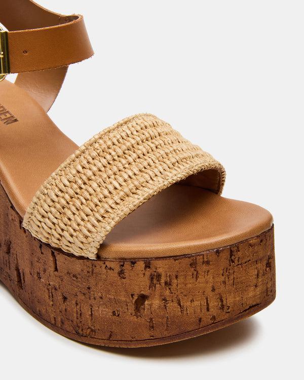 Steve Madden Cabernet Raffia CABERNET