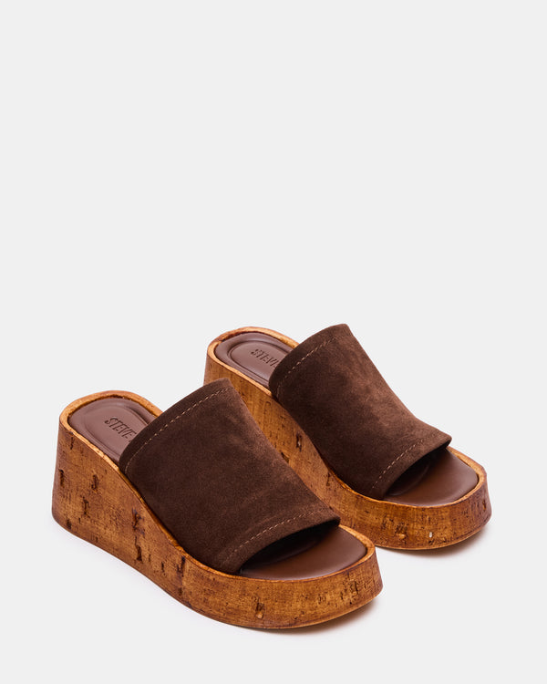 Steve Madden Cellar Brown Suede CELLAR