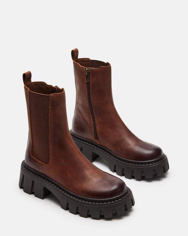 Steve Madden Charges Brown Distressed