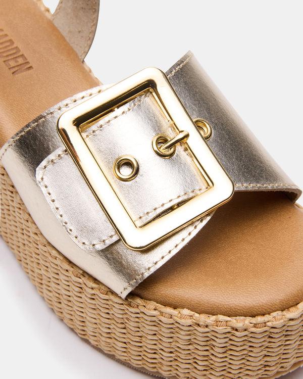 Steve Madden Cider Gold Leather CIDER