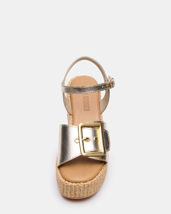 Steve Madden Cider Gold Leather CIDER