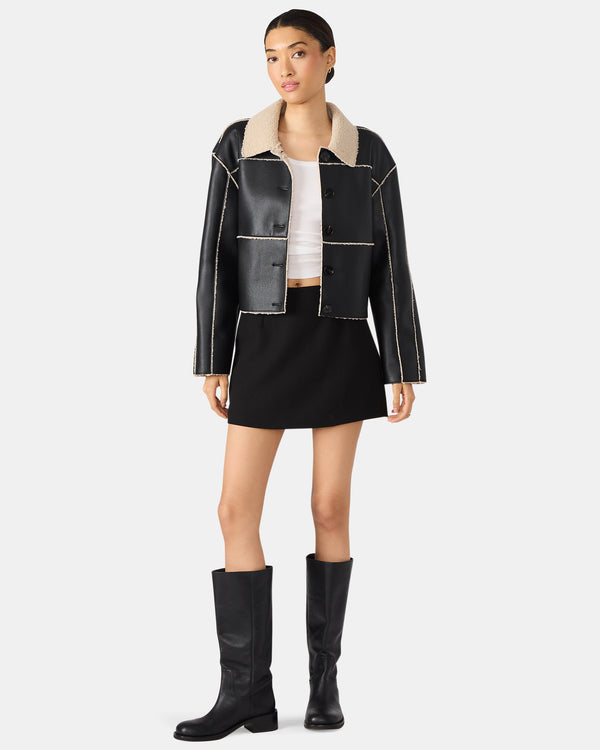 Steve Madden Cindi Skort Black CINDISKORT