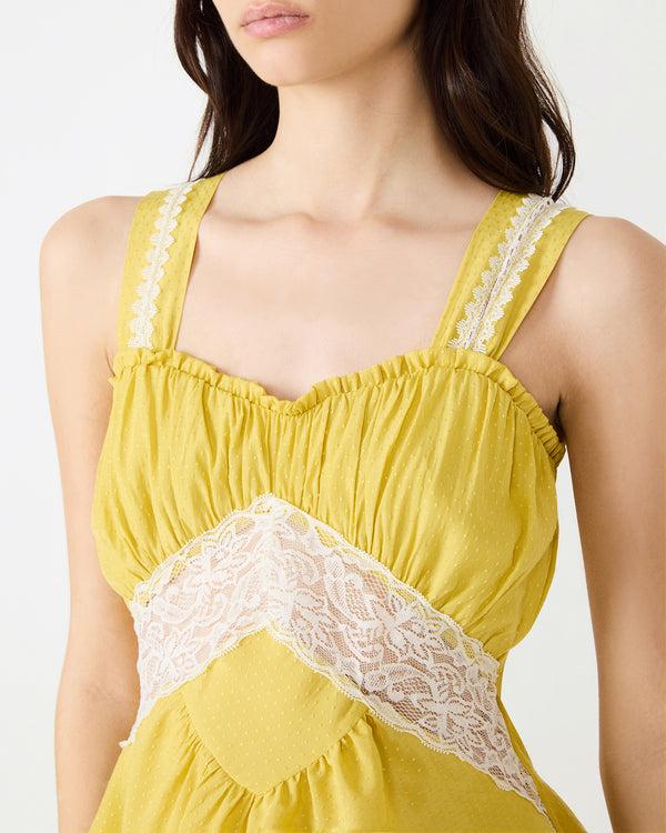 Steve Madden Cinthia Top Golden Lime CINTHIATOP