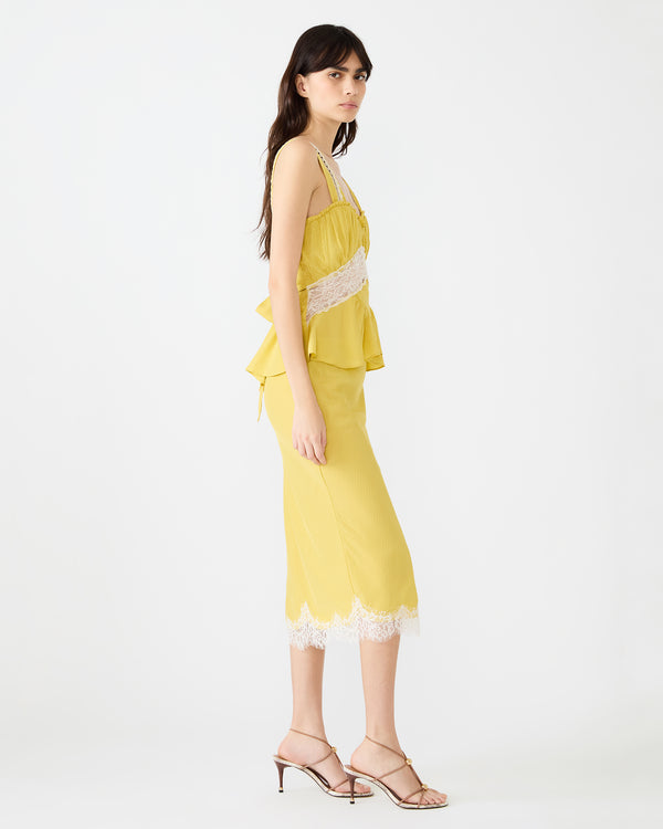 Steve Madden Cinthia Top Golden Lime CINTHIATOP