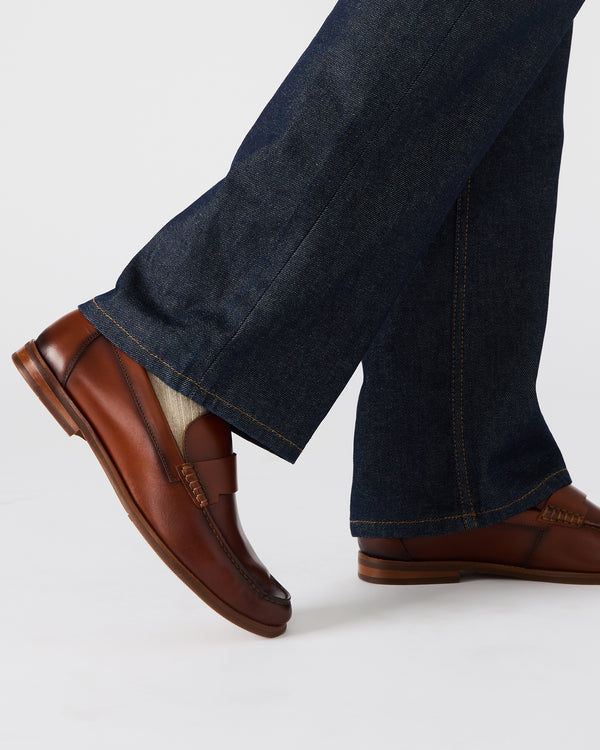 Steve Madden Colver Cognac Leather