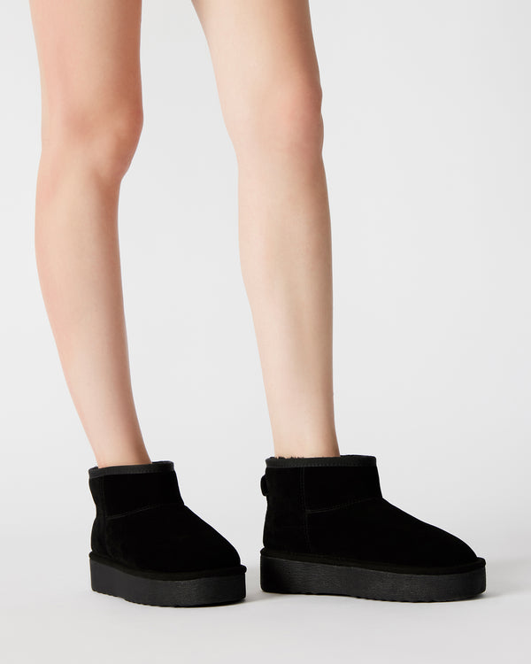 Steve Madden Comfy Black Suede