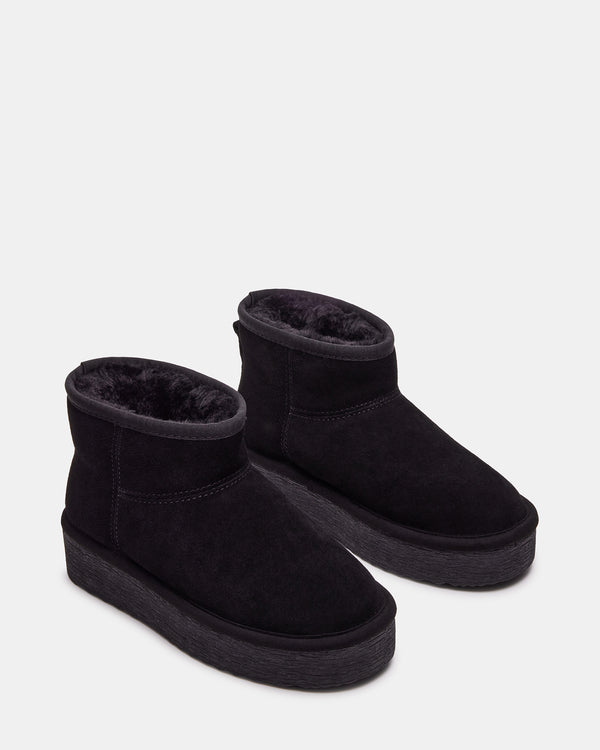 Steve Madden Comfy Black Suede