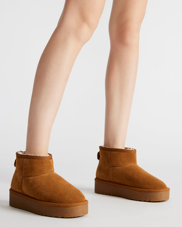 Steve Madden Comfy Chestnut Suede