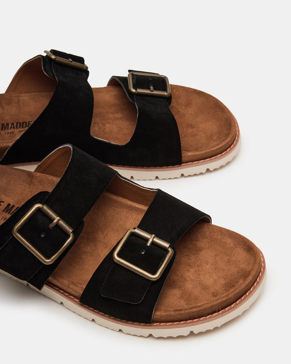 Steve Madden Corban Black Suede CORBAN MEN'S SHOES